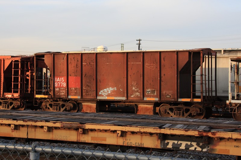 IAIS 9779 in the Rock Island, IL, yard on 29 Nov 2013