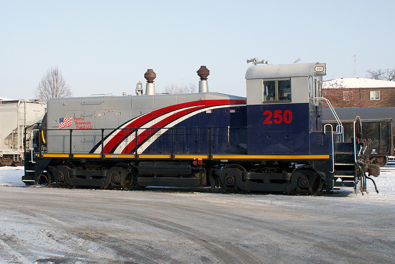 Former IAIS 250, now Patriot Renewable Fuel LLC, in Iowa City. 12-29-2010.