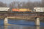 IAIS 481 over the Cedar River at Moscow, IA. 5-Dec-2009.