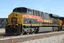 IAIS 505 leads 157 and 710 on a coal load at Walcott, IA, on 30 Oct 2010