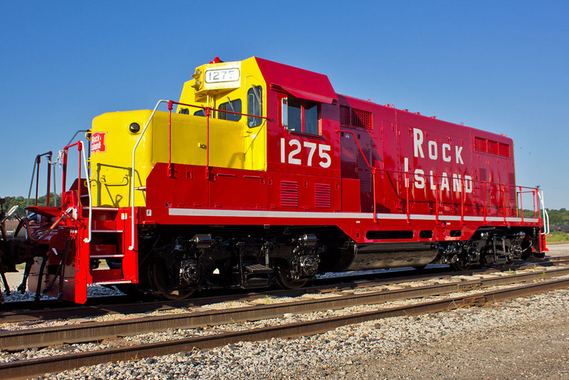 Eldon (IA) Depot Museum RI 1275 @ NRE.  August 21, 2015.