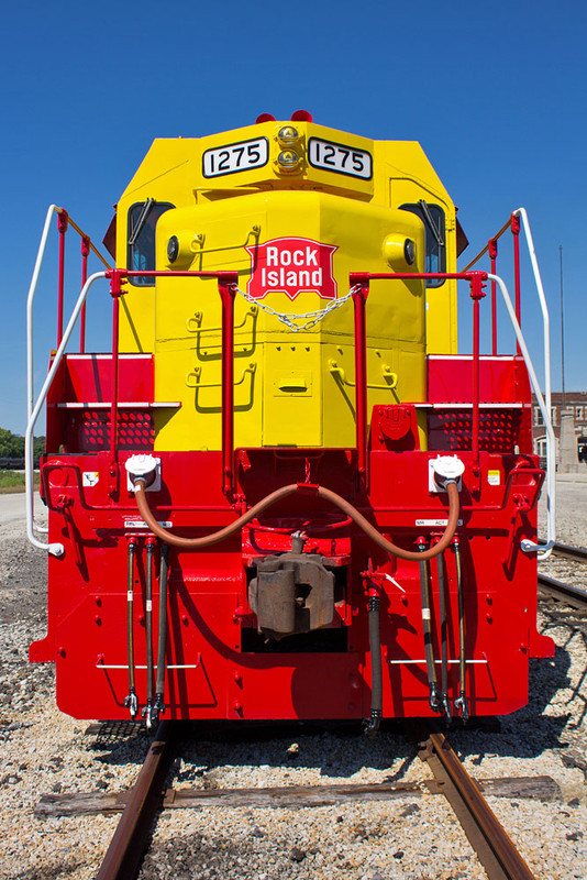 Eldon (IA) Depot Museum RI 1275 @ NRE.  August 21, 2015.