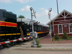 IAIS officials tour Sub 2 down to Peoria and back.  Chillicothe, IL.  27-Jul-2006.