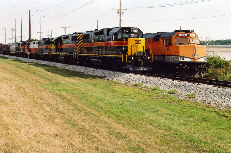 West train at Vernon, Sept.5, 2005.