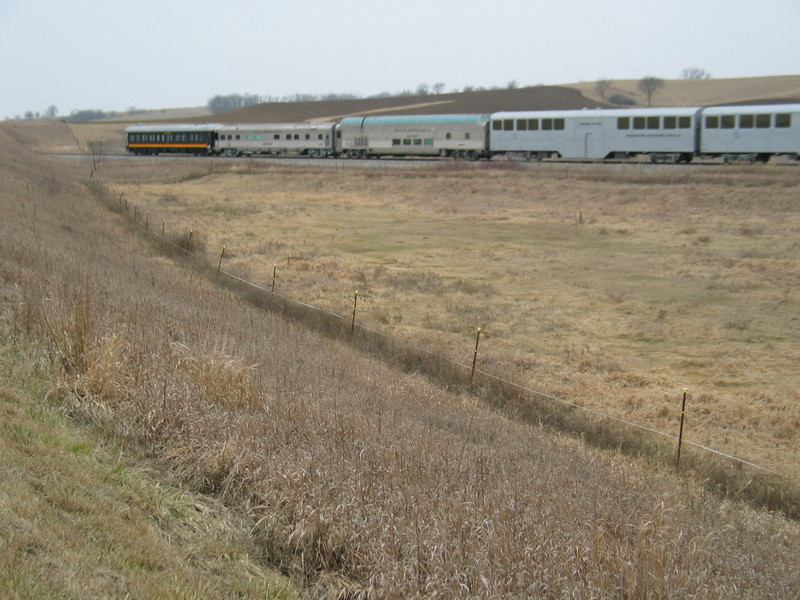Rear end of the train.