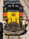 IAIS 721, Crew Working the Iowa City Yard, September 22, 2007