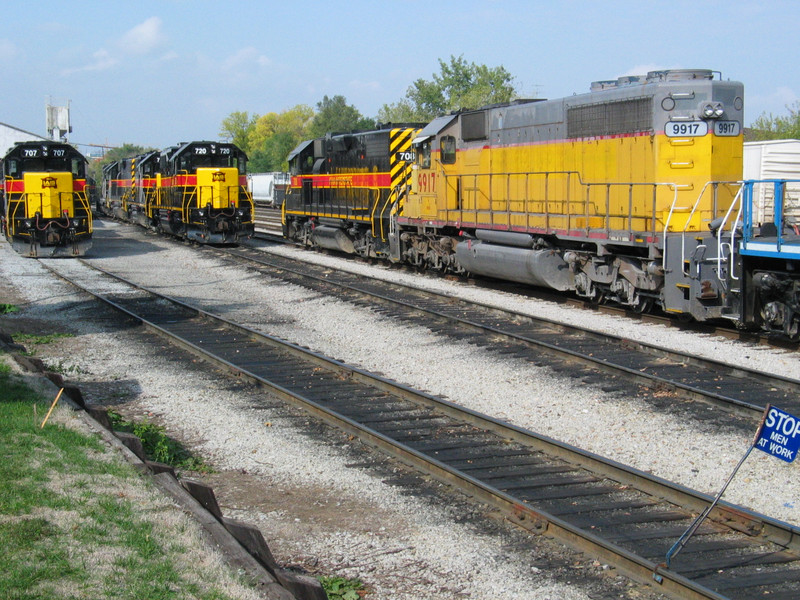 Iowa City yard, Oct. 12, 2005