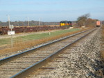 West train crew is working the ramp at West Liberty, Oct. 24, 2006.