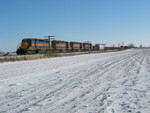 Combined RI turn and westbound at 197, west of Walcott, Jan. 19, 2007.