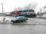 The trusty Buick chalks up another successful railfan adventure.