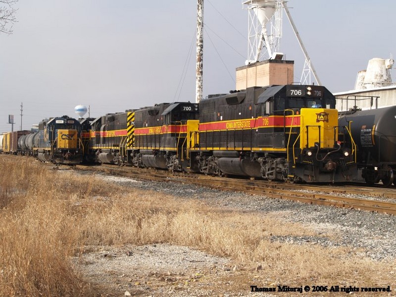 IAIS 706, CBBI, Eastbound at Rockdale, Fall 2005