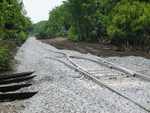 Looking east at the Wendling Spur switch.