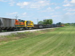 Looking east, on the east edge of Durant.