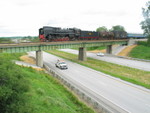 Money shot #1, Deadhead move on the I-80 overpass.  After my last Wausau shot, I had time to take Rhonda and baby back to Anita, then get back to Dexter for this shot.  I didn't complain about all the miles on the van!