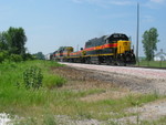 East train at West Liberty, July 26, 2007.