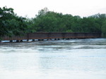 Cedar River bridge at Moscow, June 15, 2008.