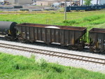 Bluffs Country Stone load, on the westbound, on N. Star siding, June 25, 2008.