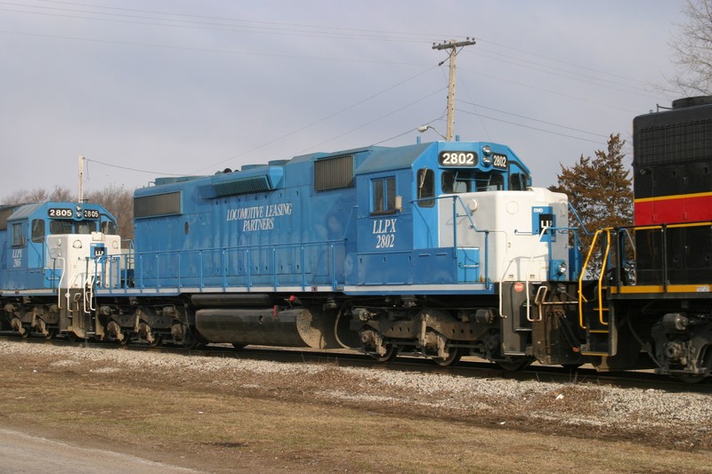 LLPX 2802 at Stockton, IA on 16-Mar-2005