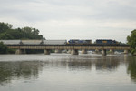 CSXT's J745 @ Fox River; Ottawa, IL.