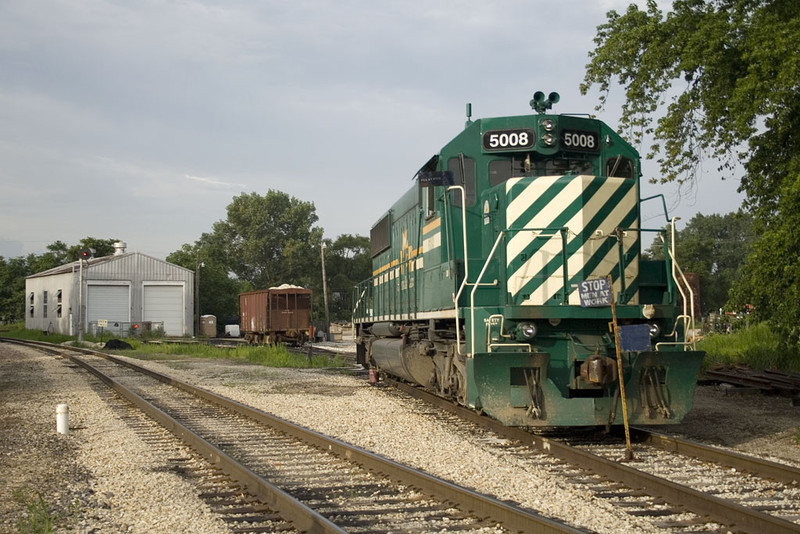 HBR 5008 @ Illinois Railway's shop; Ottawa, IL.