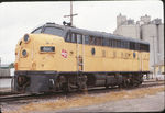 MILW F7A 88C at Fremont, NE on the CNW, 9/28/1988.  Darren Ferreter photo.