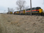 Heading in at the east end of N. Star to meet the eastbound, March 26, 2008.