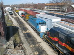 Iowa City yard is packed; looks like the turn didn't run to RI last night....