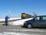 Tom shoots the turn west of Walcott.