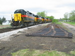 East train at the west end of N. Star siding, May 11, 2008.