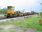 Unloading rail at Earlham.