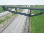 Crossing I-80 east of Dexter.