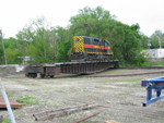 721 takes a spin on the Bluffs turntable, May 17, 2009.