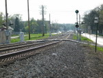 May 2, 2007.  Looking west along the suburban branch at Gresham.