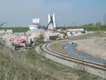 Ozinga's empty sand track at Mokena, off Metra's main line at mp27.