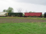Coal train stragglers on the eastbound, May 2, 2008.