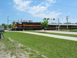 Employee Special departs Coralville, pulling across 25th Ave., May 30, 2009.