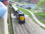 Tim and I grabbed a few overhead shots from the parking garage.