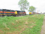 Through freights meet at N. Star, May 9, 2011.