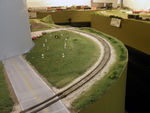 Looking west at McClelland and the McClelland Feed & Grain spur, the eastern-most portion of which has been abandoned. The remaining portion of the spur is still used occasionally for MOW cars and equipment. Bluffs Yard is visible across the aisle in the background, while Atlantic is to the right.