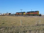 East train at the west end of Twin States, Nov. 30, 2009.