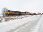 West train comes to a stop at N. Star, Jan. 17, 2009.