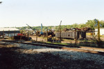 Scrap loads (IAIS 6500s) at E&J Metals along the Milan branch, Rock Island, Sept. 14, 2005.