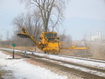 The brush cutter is working at the Wilton Pocket, Dec. 23, 2010.