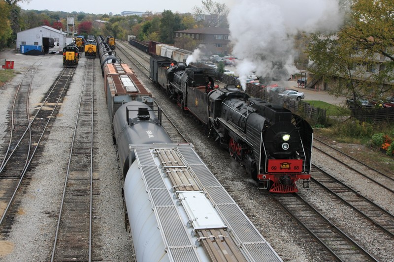 Arriving at the Iowa City yard