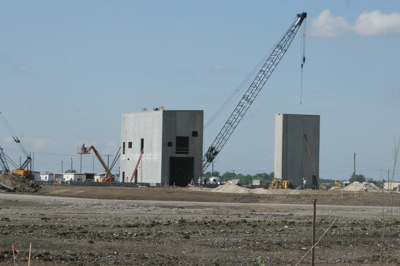 A look at the ethanol plant under construction on the northwest corner of the Newton yard