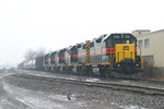 So this one's a bit out of place - this is CBBI tied down at Rock Island, IL, on Christmas Eve 2005