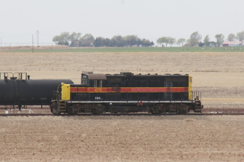 ex-IAIS 479 at DeBruce Grain in Dimmitt, TX, on 3-Apr-2006