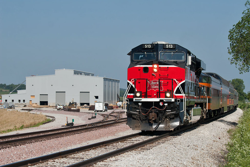 IAIS 513 will pull the excursion from South Amana to Rock Island.  South Amana, IA.