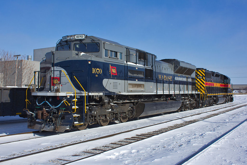 NS 1070 (Wabash)  Rock Island, IL.  January 7, 2015.