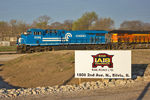 NS 8098 (Conrail)  SISW at Silvis, IL.  April 15, 2015